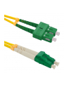 Qoltec Patchcord światłowodowy SC/APC-LC/APC | SM | 9/125 | G652D | 1m - nr 2