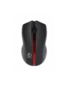 Rebeltec Bezprzewodowa mysz optyczna, GALAXY Black/red, powierzchnia gumowana - nr 2