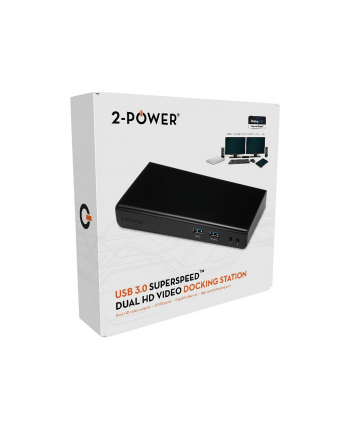2-Power Stacja dokująca USB 3.0 Dual Display