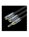 Unitek KABEL MiniJack 3,5mm(M) -2x 3,5mm (F), Y-C956ABK - nr 5
