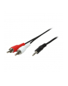 LogiLink Kabel audio Jack 3,5m m do 2 x Chinch, 5m - nr 1
