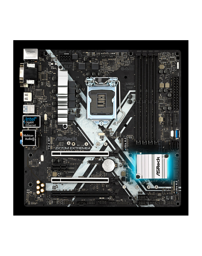 ASRock Z270M Extreme4 s1151 Z270 4DDR4 USB3.1/3xM.2 uATX główny