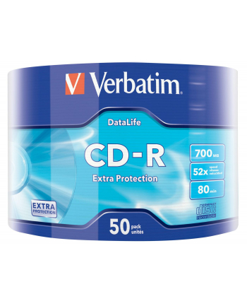 Verbatim CD-R 52x 700MB 50P SP Extra Protection Wrap 43787 nr 2