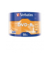 Verbatim DVD-R 16x 4.7GB 50P SP Matt Silver Wrap 43788 - nr 1
