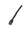 LogiLink Patch Cable płaski CAT5e U-UTP, 2m, czarny - nr 1