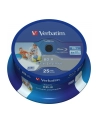 Verbatim BD-R 6x 25GB 25P CB HTL Printable NO ID 43811 - nr 43