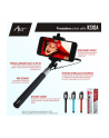 ART Selfie stick przewodowy KS10A - OEM czerwony - nr 9