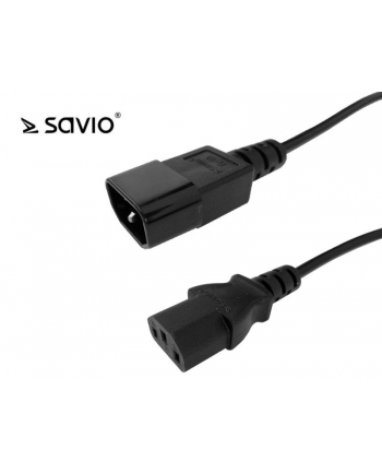 Elmak SAVIO CL-99 Przedłużacz kabla zasilającego C13/C14; 1,2m