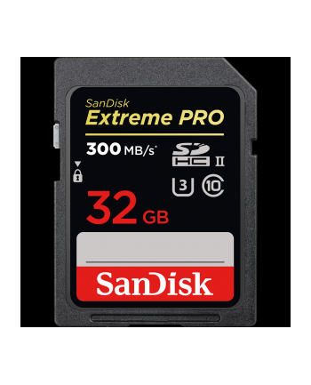 Sandisk Extreme PRO SDHC 32GB - 300MB/s UHS-II