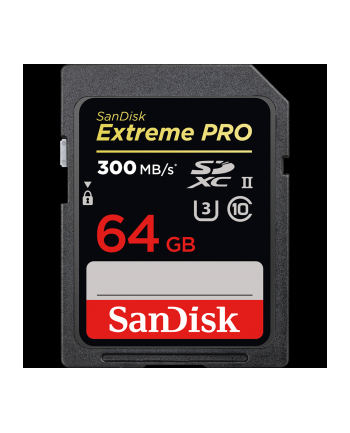 Sandisk Extreme PRO SDXC 64GB - 300MB/s UHS-II