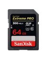 Sandisk Extreme PRO SDXC 64GB - 300MB/s UHS-II - nr 43