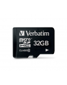 Verbatim Micro SDHC card 32GB Class 10 - nr 1