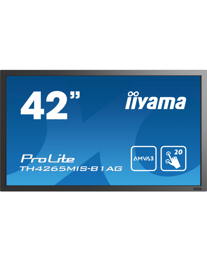 Monitor Iiyama TH4264MIS-B1AG 42inch, IPS multitouch, Full HD, HDMI, DVI, DP, sp główny