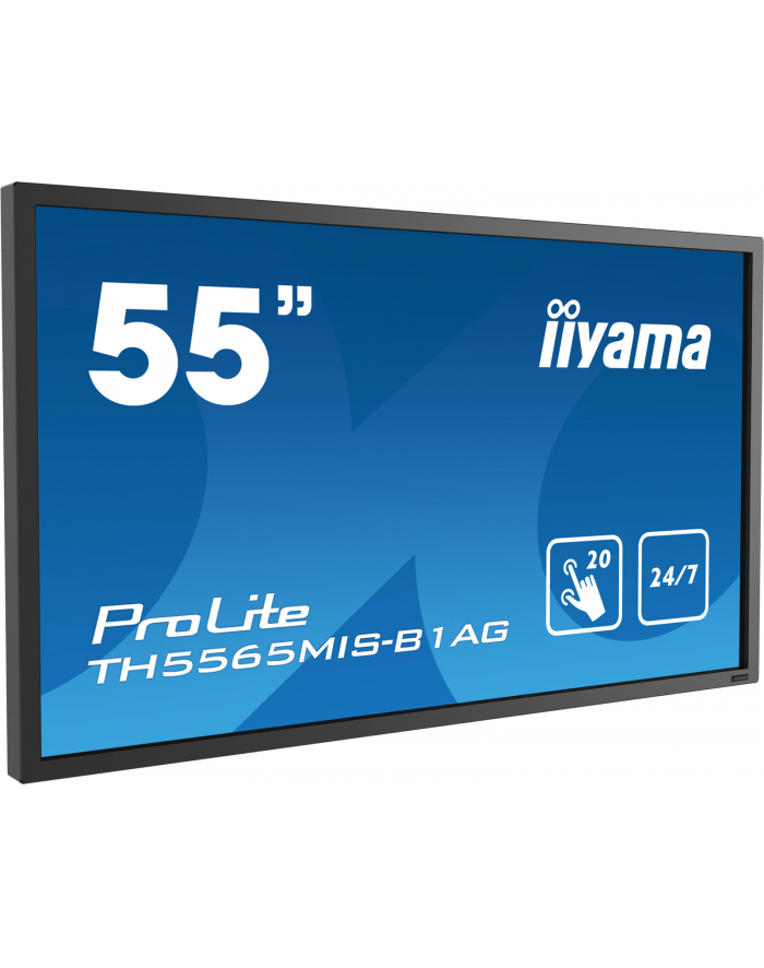 Monitor Iiyama TE5565MIS-B1AG 55inch, IPS multitouch, Full HD, DVI, HDMI, DP, sp główny