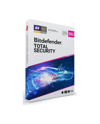 Bitdefender Total Security (nowa licencja, 1 rok, 5 urzadzeń)