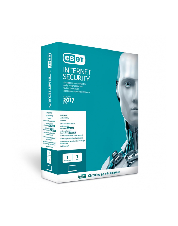 ESET Internet Security BOX 1U 24M główny