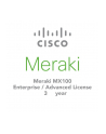 Cisco Systems Cisco Meraki MX100 Advanced Security License and Support, 3 Years - nr 1
