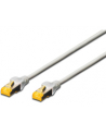 Kabel Digitus  patch-cord S-FTP, CAT.6A, szary, 0,5m, 15 LGW - nr 2
