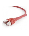 Gembird patchcord RJ45, kat. 6A, FTP, LSZH, 0.5m, czerwony - nr 15
