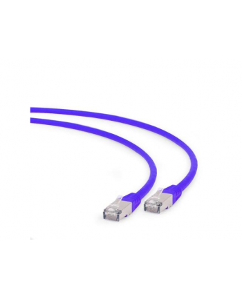 Gembird patchcord RJ45, kat. 6A, FTP, LSZH, 1.5m, fioletowy
