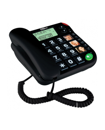 MaxCom KXT480BB, Telefon Przewodowy, Czarny