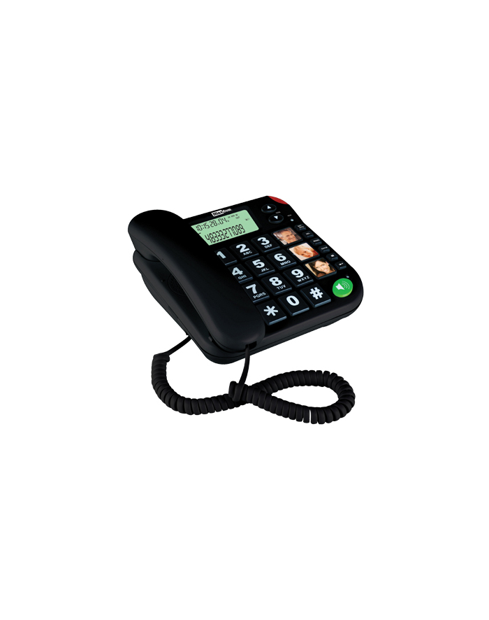 MaxCom KXT480BB, Telefon Przewodowy, Czarny główny