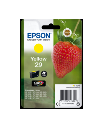 Tusz Epson Singlepack Yellow 29 Claria Home Ink 3,2 ml