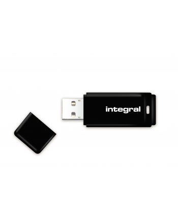 Integral Flashdrive Black 128GB USB 2.0 with removable cap