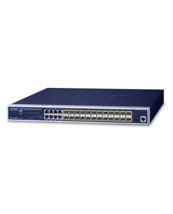 PLANET GS-5220-16S8CR Switch zarz. 24xSFP 1G 48VDC