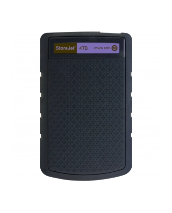 TRANSCEND zewnętrzny HDD 2,5'' USB 3.0 StoreJet 25H3P, 4TB, Purple (wstrząsoodporny)