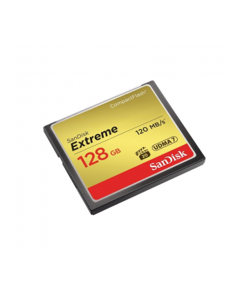 FOTO AKCESORIA SanDisk Extreme CF 128 GB 120 MB/s zapis 85 MB/s UDMA7