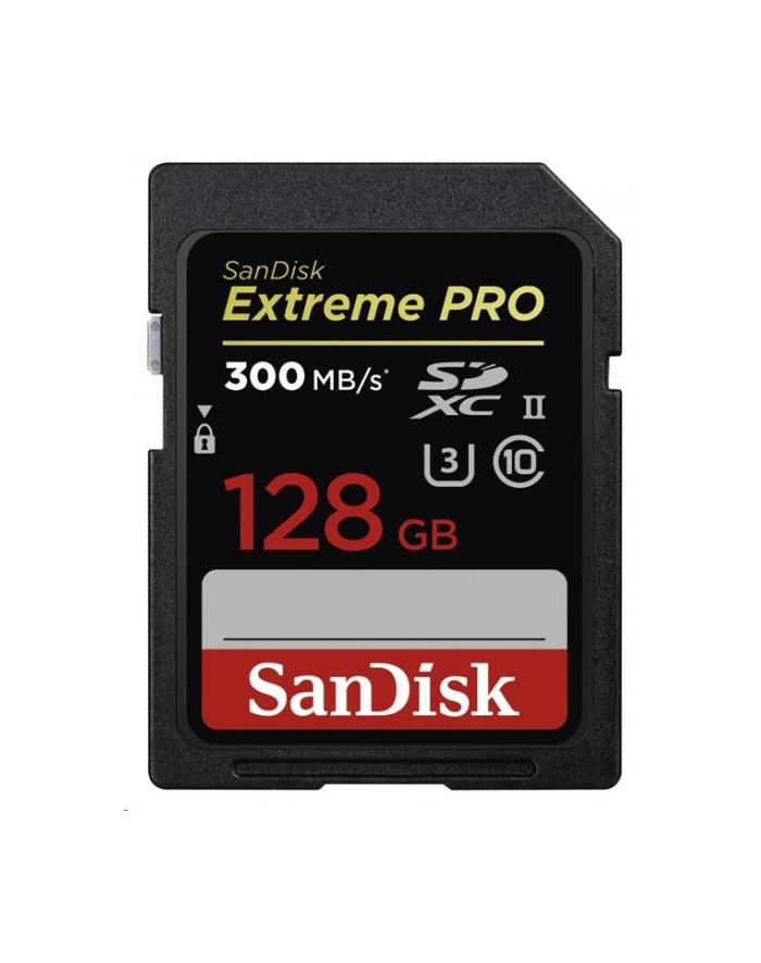 SanDisk SecureDigital SDXC Extreme Pro (300 MB/s, UHS-II) - 128 GB główny