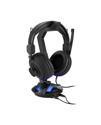 Sharkoon Shark X-Rest 7.1 USB - karta muzyczna 7.1 wbudowana w stojak na słuchawki