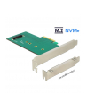 DeLOCK Adapter PCIe x4 - 1 x M.2 Key M NVMe Low Profile - nr 18