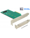 DeLOCK Adapter PCIe x4 - 1 x M.2 Key M NVMe Low Profile - nr 41