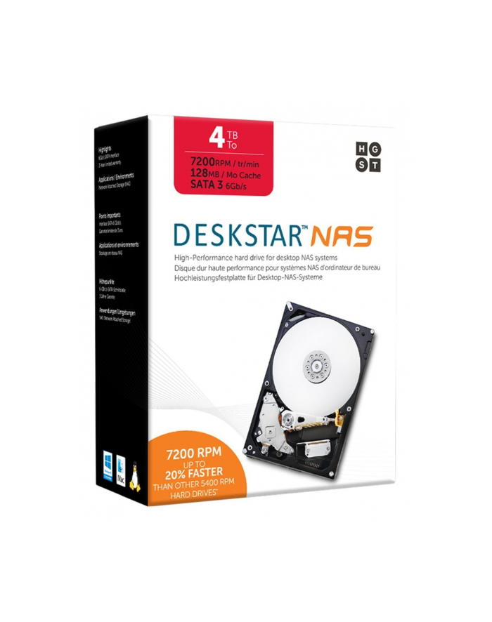 HGST H3IKNAS400012872SWW 4 TB - SATA - 3.5'' główny