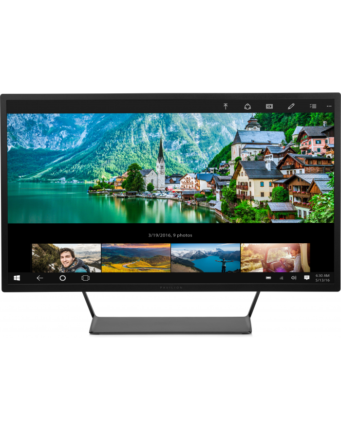 HP LCD Pavilion 32'' LED backlight AG WVA+2560x1440, 10M:1, 300cd, 7ms,MHL, 2xHDMI, DP 3xUSB-kolor czarny główny