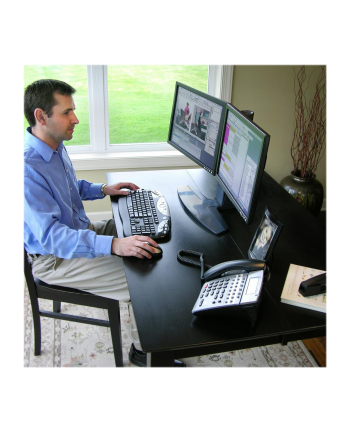 Ergotron Neo-Flex DualMonitor Lift Stand Black