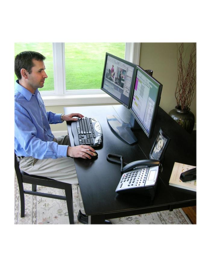 Ergotron Neo-Flex DualMonitor Lift Stand Black główny