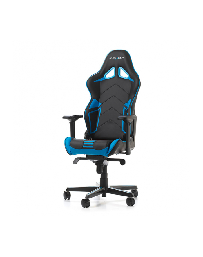 DXRacer Racing Pro Series fotel gamingowy, czarny/biały/niebieski (OH/RH110/NWB) główny