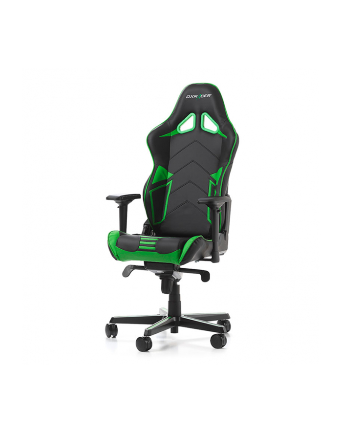 DXRacer Racing Pro Series fotel gamingowy, czarny/biały/zielony (OH/RH110/NWE) główny