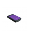 TRANSCEND zewnętrzny HDD 2,5'' USB 3.0 StoreJet 25H3P, 4TB, Purple (wstrząsoodporny) - nr 25