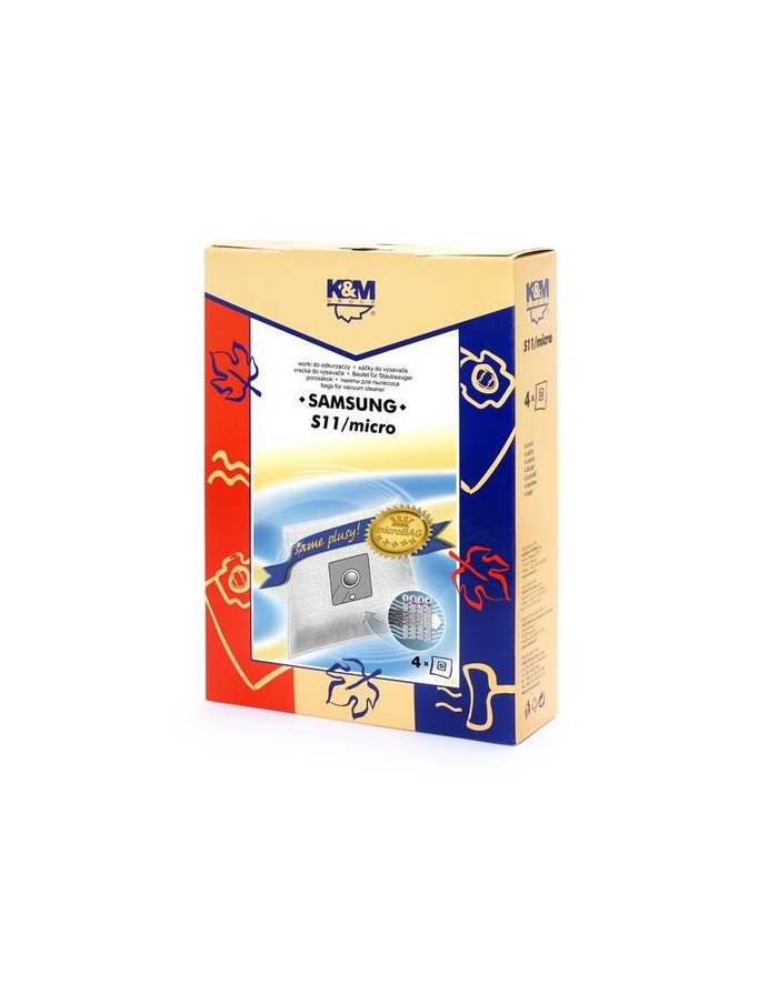 K&M Worki do odkurzacza 4 szt.          S11/micro główny