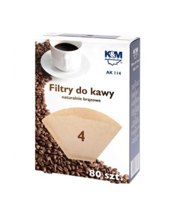 K&M Filtry do kawy 4 80 szt.             AK114