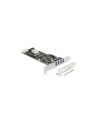 Delock Karta PCI Express x4 > 4 x zewnętrzne USB 3.0 Quad Channel - nr 10