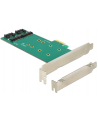 DeLOCK PCIe x1 > 2x M.2 + Low profile adapter - nr 10