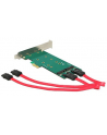 DeLOCK PCIe x1 > 2x M.2 + Low profile adapter - nr 29