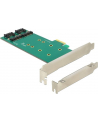 DeLOCK PCIe x1 > 2x M.2 + Low profile adapter - nr 7