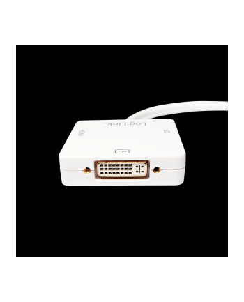 LOGILINK Adapter Mini DisplayPort do HDMI/DVI/DisplayPort 4K 3w1