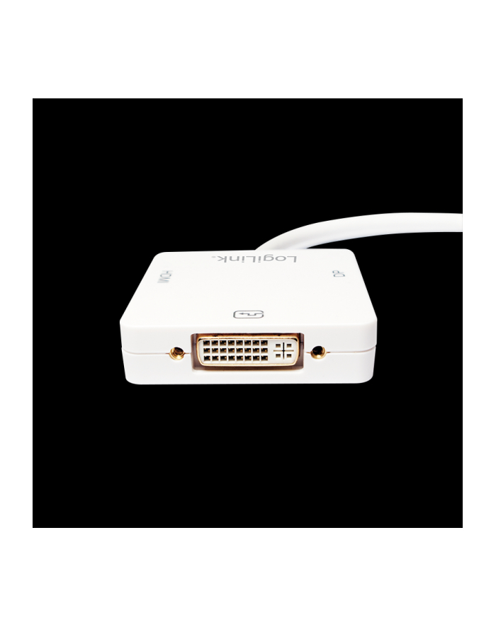 LOGILINK Adapter Mini DisplayPort do HDMI/DVI/DisplayPort 4K 3w1 główny